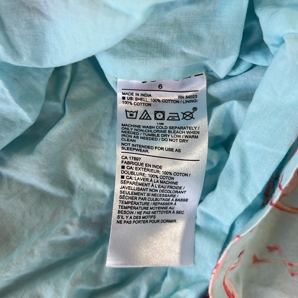 Janie and jack aqua Flamingo Print One-Shoulder ruffle dress - Picture 5 of 6